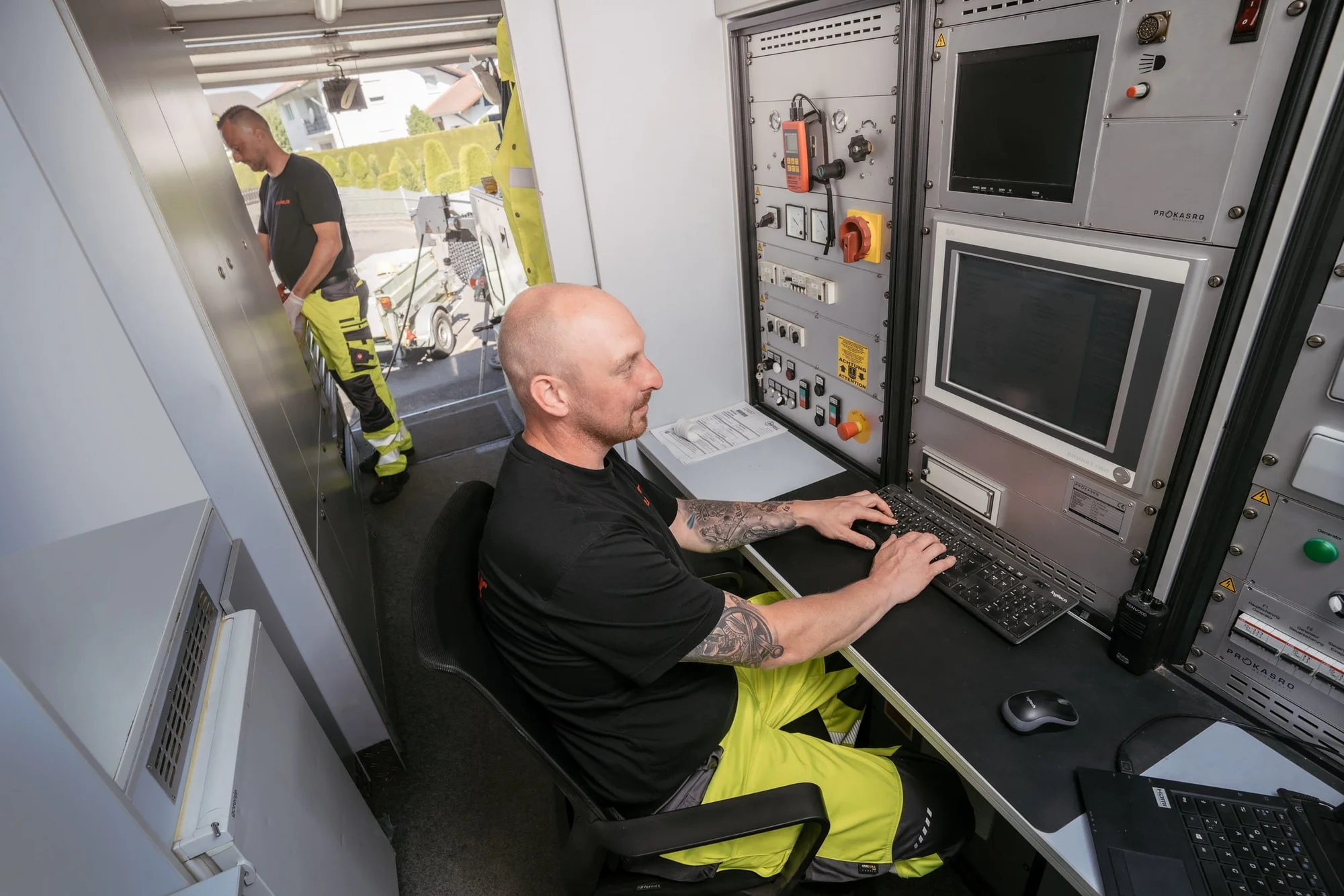 Ablauf einer Kanalreinigung in Furth im Wald